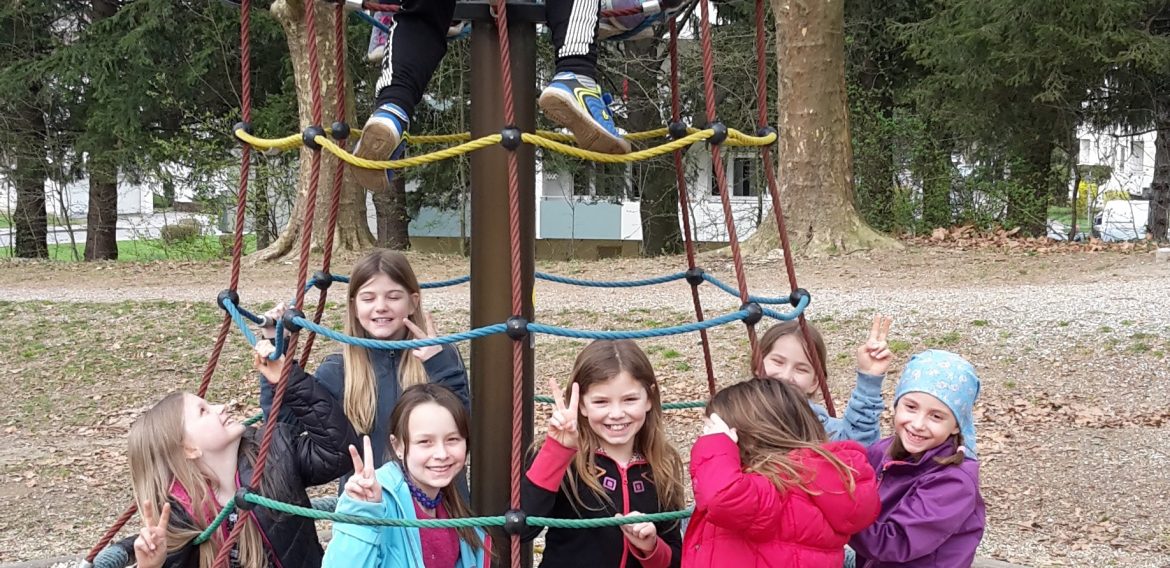 Frühlingsspaziergang mit den Paten
