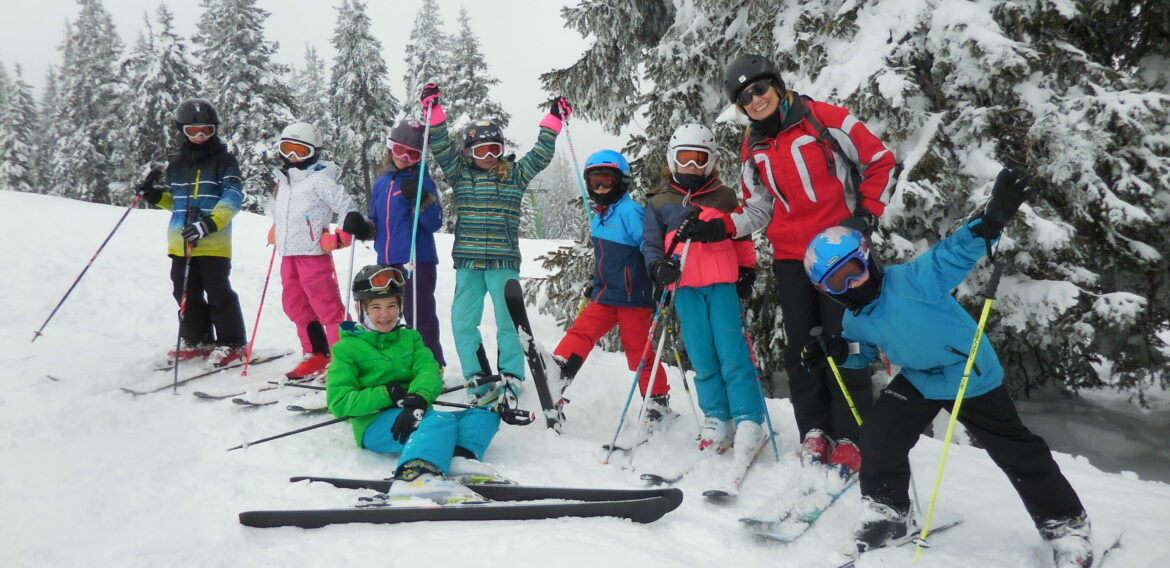 Skispiele der Schulen auf der Weinebene